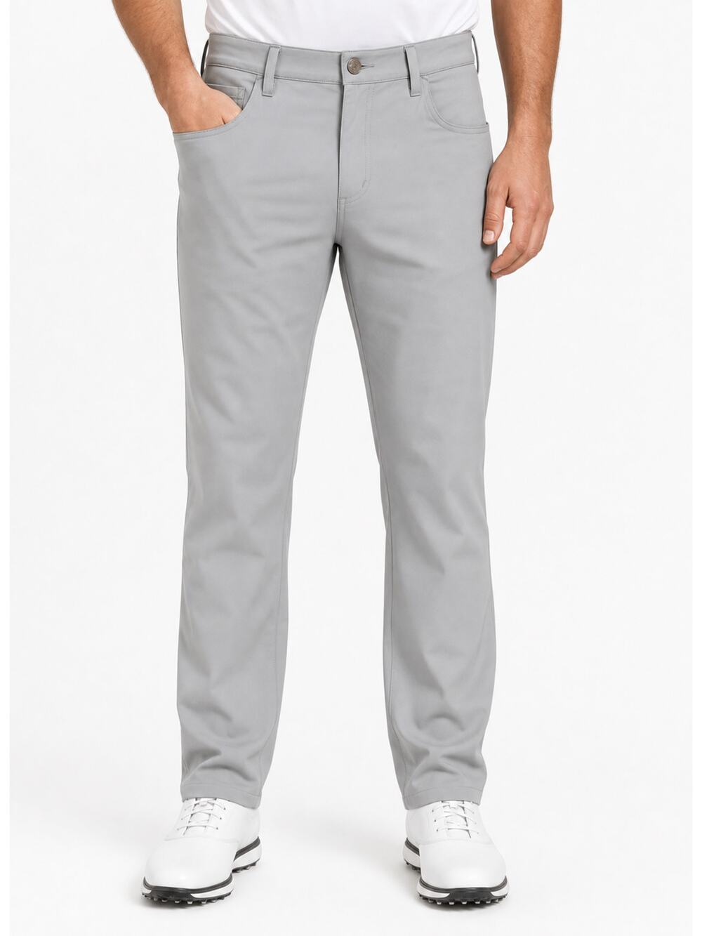 G/FORE Mens Gray 5 Pocket Golf Pants Size 33/32 Country Club Preppy Performance